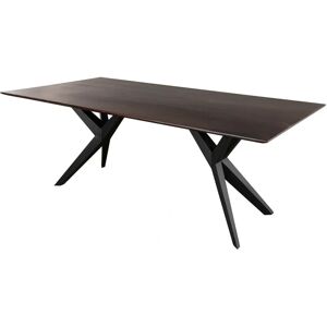 Table à manger en acacia Massivmoebel24.de - Swiss Edge - Marron - 180x90x76 - Publicité Table à manger en acacia Massivmoebel24.de - Swiss Edge - Marron - 180x90x76 - Publicité