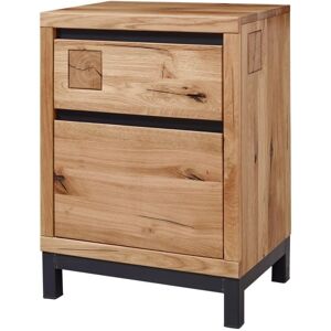 Massivmoebel24 - Commode Villanders 132 en Chêne Sauvage - Naturel - Publicité Massivmoebel24 - Commode Villanders 132 en Chêne Sauvage - Naturel - Publicité