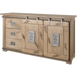 Massivmoebel24 Mango Buffet - Credenza Industrielle Rustique - Publicité Massivmoebel24 Mango Buffet - Credenza Industrielle Rustique - Publicité