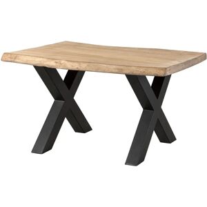 Table à manger en mangue Massivmoebel24 - 140cm Bord naturel, Beige - FREEFORM 5 - Publicité Table à manger en mangue Massivmoebel24 - 140cm Bord naturel, Beige - FREEFORM 5 - Publicité