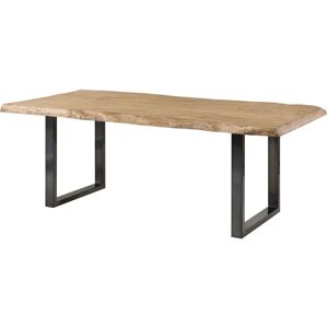 Massivmoebel24.de Table à manger en bois de mango - Bord naturel, 240cm - FREEFORM 5 - Publicité Massivmoebel24.de Table à manger en bois de mango - Bord naturel, 240cm - FREEFORM 5 - Publicité