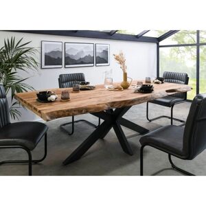 Massivmoebel24.de Table en Sheesham 180x90x77 - Nature Unicat - Publicité Massivmoebel24.de Table en Sheesham 180x90x77 - Nature Unicat - Publicité