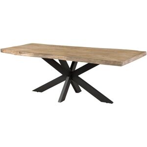 Table en bois de mango de Massivmoebel24.de - FREEFORM 5 - Bord naturel, finition beige - Publicité Table en bois de mango de Massivmoebel24.de - FREEFORM 5 - Bord naturel, finition beige - Publicité