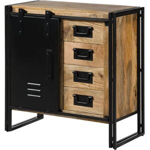 Massivmoebel24.de Mango 90x45x90 Commode - Meubles Industriels Blackburn - Publicité Massivmoebel24.de Mango 90x45x90 Commode - Meubles Industriels Blackburn - Publicité