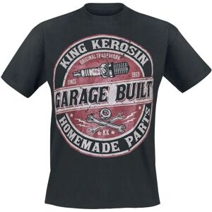 King Kerosin Garage Built T-Shirt - Kort ermene - Bomull - Vanlig passform - Rund hals - Herre King Kerosin Garage Built T-Shirt - Kort ermene - Bomull - Vanlig passform - Rund hals - Herre