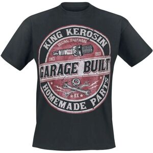 King Kerosin Garage Built Kortermet T-Skjorte - Herre - Svart King Kerosin Garage Built Kortermet T-Skjorte - Herre - Svart
