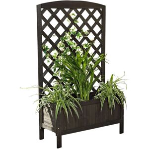 Macetero Rejilla de Madera Mucola - Soporte para Plantas - Rectangular Macetero Rejilla de Madera Mucola - Soporte para Plantas - Rectangular