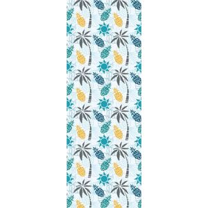 QUEENCE Tiegan Vinyltapete - Blau, 0,9x2,5m - Tapeten QUEENCE Tiegan Vinyltapete - Blau, 0,9x2,5m - Tapeten