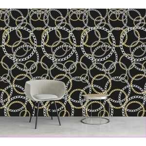 QUEENCE Vinyltapete Fashion Chains - Wandtapete QUEENCE Vinyltapete Fashion Chains - Wandtapete