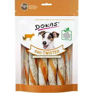Dokas Chew Twisters - Beef, Chicken, Tripe 200 g - Dog Snacks Dokas Chew Twisters - Beef, Chicken, Tripe 200 g - Dog Snacks