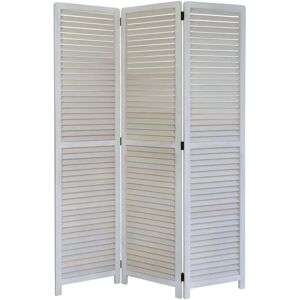 Homestyle4u Raumteiler - 3 Teile - Weiß - Raumteiler Homestyle4u Raumteiler - 3 Teile - Weiß - Raumteiler