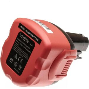 Sostituzione batteria Bosch vhbw - 9,6V 3300mAh NiMH - Utensile - Nero/Rosso Sostituzione batteria Bosch vhbw - 9,6V 3300mAh NiMH - Utensile - Nero/Rosso
