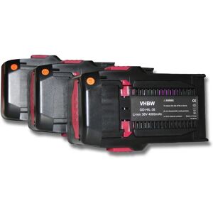 vhbw WSC 7.25-A36, TE6-A36, 3x Paquete de Baterías - Paquete de Baterías vhbw WSC 7.25-A36, TE6-A36, 3x Paquete de Baterías - Paquete de Baterías