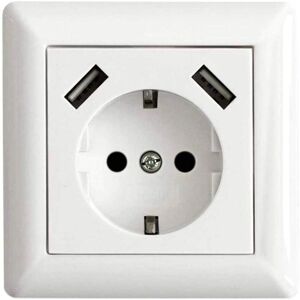 LEDmaxx 106648 Kindersafe USB Stekkerdoos - Inbouw LEDmaxx 106648 Kindersafe USB Stekkerdoos - Inbouw