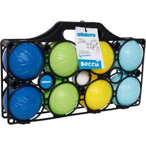 Alldoro Boccia - Kinti- és kültéri játék 8 színes labdával - 3+ év felett Alldoro Boccia - Kinti- és kültéri játék 8 színes labdával - 3+ év felett