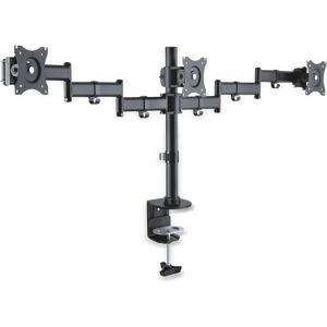 Držák na 3 monitory PureMounts - Nastavitelný, Ocel, Černý Držák na 3 monitory PureMounts - Nastavitelný, Ocel, Černý