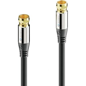 Sonero Antennakabel 2m S-SC000-020 Premium, F-Stecker op F-Stecker Sonero Antennakabel 2m S-SC000-020 Premium, F-Stecker op F-Stecker