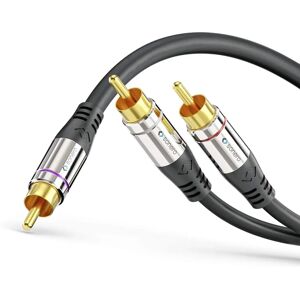 Sonero 7.5m RCA Audio Cable - Subwoofer, Gold Contacts Sonero 7.5m RCA Audio Cable - Subwoofer, Gold Contacts
