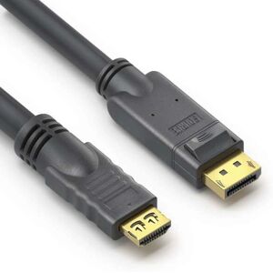 PureLink PI5110-075 Video Kabeladapter - 7,5m DisplayPort HDMI Schwarz PureLink PI5110-075 Video Kabeladapter - 7,5m DisplayPort HDMI Schwarz