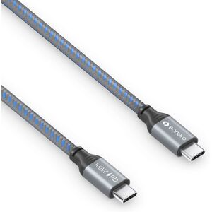 Sonero USB-C 0,5m Grå/Blå - USB Kabel Sonero USB-C 0,5m Grå/Blå - USB Kabel