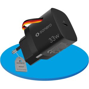 Chargeur USB-C GaN Sonero - 1 Port - 33W PD - noir - Publicité Chargeur USB-C GaN Sonero - 1 Port - 33W PD - noir - Publicité