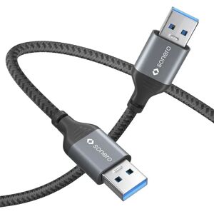 Câble USB 3.2 Gen 1 Sonero - 1m, Noir, Gris Câble USB 3.2 Gen 1 Sonero - 1m, Noir, Gris