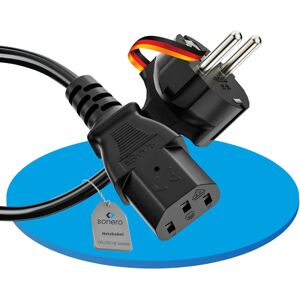 Sonero Netzkabel - 5m, Schwarz, Erdung IEC C13 - Stromkabel Sonero Netzkabel - 5m, Schwarz, Erdung IEC C13 - Stromkabel