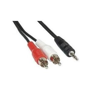 HDSUPPLY LP-AA115-V2 - Audio Cable - 0.1 m - 3.5mm Stereo Jack - 2 RCA Connectors HDSUPPLY LP-AA115-V2 - Audio Cable - 0.1 m - 3.5mm Stereo Jack - 2 RCA Connectors