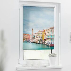 Lichtblick Venedig Verdunkelungsrollo - 45x150 cm, Klemmfix, Blau Lichtblick Venedig Verdunkelungsrollo - 45x150 cm, Klemmfix, Blau
