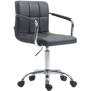 Chaise de Bureau CLP V2 - Ajustable et Moderne en Similicuir Gris Chaise de Bureau CLP V2 - Ajustable et Moderne en Similicuir Gris