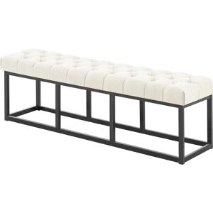 CLP Banc Amun - Tissu et Noir - 150 cm - Bancs CLP Banc Amun - Tissu et Noir - 150 cm - Bancs