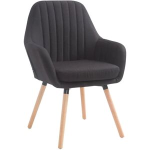 Chaise en tissu noir Florian de Pricenet - Moderne, Ergonomique, Pieds solides - Publicité Chaise en tissu noir Florian de Pricenet - Moderne, Ergonomique, Pieds solides - Publicité