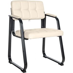 Chaise Visiteurs CLP Canada B - Cuir synthétique, Base métal noir Chaise Visiteurs CLP Canada B - Cuir synthétique, Base métal noir