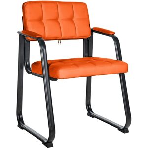 Homestoreking B Chaise de Visite Orange - Chaise de Conférence Homestoreking B Chaise de Visite Orange - Chaise de Conférence