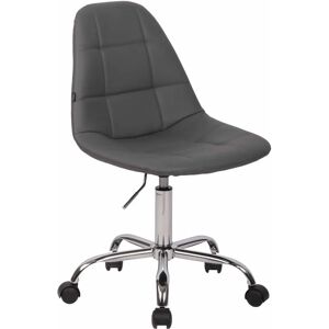 Chaise de Bureau CLP Reims - Réglable, Pivotante, Grise Chaise de Bureau CLP Reims - Réglable, Pivotante, Grise