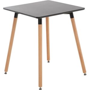 Table de Cuisine Noire Viborg 60 de Pricenet - Table - Publicité Table de Cuisine Noire Viborg 60 de Pricenet - Table - Publicité