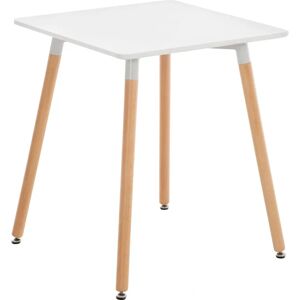 Table de Cuisine Moderne CLP Viborg - Carrée 60cm Blanc Table de Cuisine Moderne CLP Viborg - Carrée 60cm Blanc