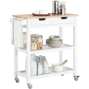 SoBuy FKW68-WN Carrello da Cucina con Cassetti - Carrello di Servizio SoBuy FKW68-WN Carrello da Cucina con Cassetti - Carrello di Servizio