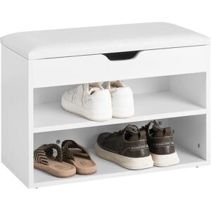 SoBuy White Shoe Bench with Seat - Shoe Storage SoBuy White Shoe Bench with Seat - Shoe Storage