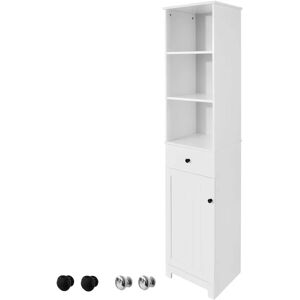 SoBuy BZR17-W Weiß Aufbewahrungsschrank - Wohnzimmer & Bad SoBuy BZR17-W Weiß Aufbewahrungsschrank - Wohnzimmer & Bad