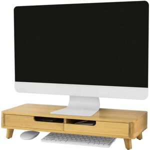 SoBuy BBF06-N Bamboo Monitor Stand - Desk Organizer SoBuy BBF06-N Bamboo Monitor Stand - Desk Organizer
