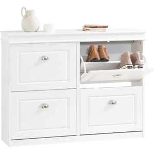 SoBuy FSR79-W White Shoe Cabinet with 4 Drawers SoBuy FSR79-W White Shoe Cabinet with 4 Drawers