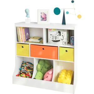SoBuy Armario de almacenamiento infantil blanco con cajones de tela - Armario SoBuy Armario de almacenamiento infantil blanco con cajones de tela - Armario
