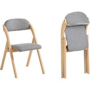 Silla plegable de oficina gris claro SoBuy FST92-N Silla plegable de oficina gris claro SoBuy FST92-N