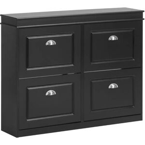 SoBuy FSR79-SCH Armadietto scarpe - Nero SoBuy FSR79-SCH Armadietto scarpe - Nero