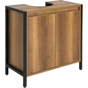 SoBuy Brown Vintage Under Sink Bathroom Cabinet - 60x30x60cm SoBuy Brown Vintage Under Sink Bathroom Cabinet - 60x30x60cm