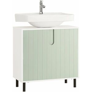 SoBuy Under Sink Cabinet - Green & White - Bathroom Storage SoBuy Under Sink Cabinet - Green & White - Bathroom Storage
