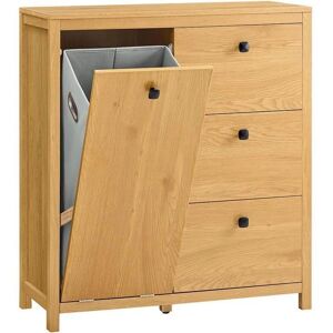 SoBuy Laundry Cabinet - Yellow Wood - Storage & Organizing SoBuy Laundry Cabinet - Yellow Wood - Storage & Organizing