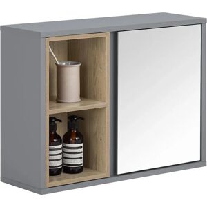SoBuy Grey Bathroom Wall Mirror Cabinet - Bathroom Storage with Mirror SoBuy Grey Bathroom Wall Mirror Cabinet - Bathroom Storage with Mirror