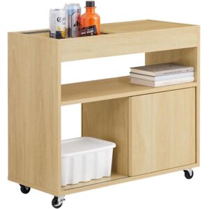 SoBuy Mobile Storage Cabinet - Natural - File Cabinet SoBuy Mobile Storage Cabinet - Natural - File Cabinet